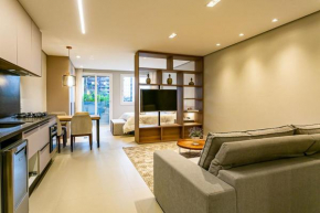 Studio moderno em condomínio com infraestrutura de clube CA13I